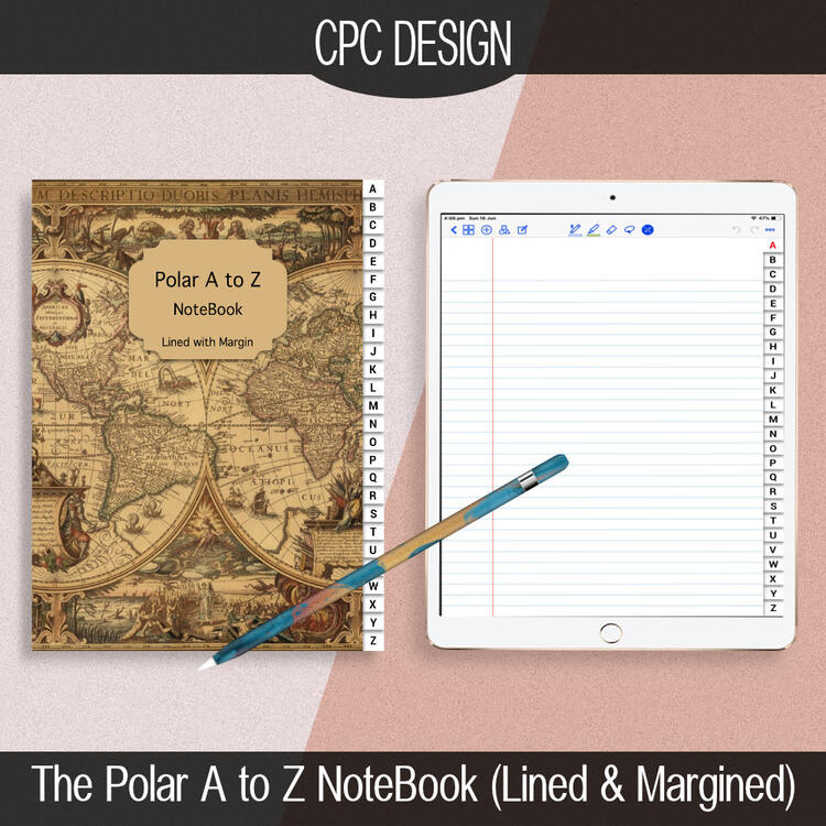 Polar A to Z Lined & Margined