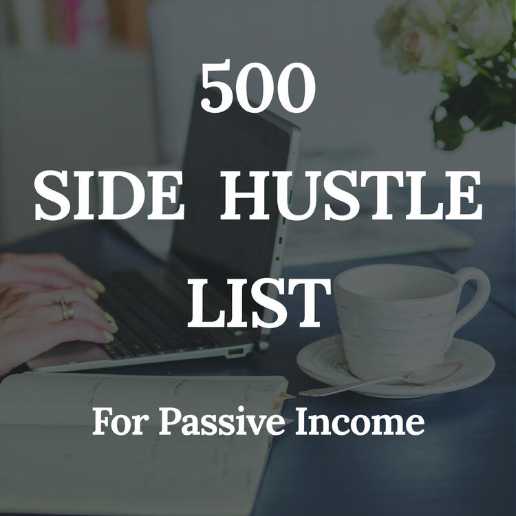 500 Side Hustle List PDF